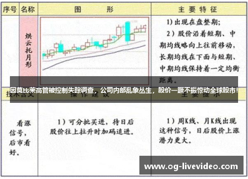 因莫比莱高管被控制失踪调查，公司内部乱象丛生，股价一蹶不振惊动全球股市！